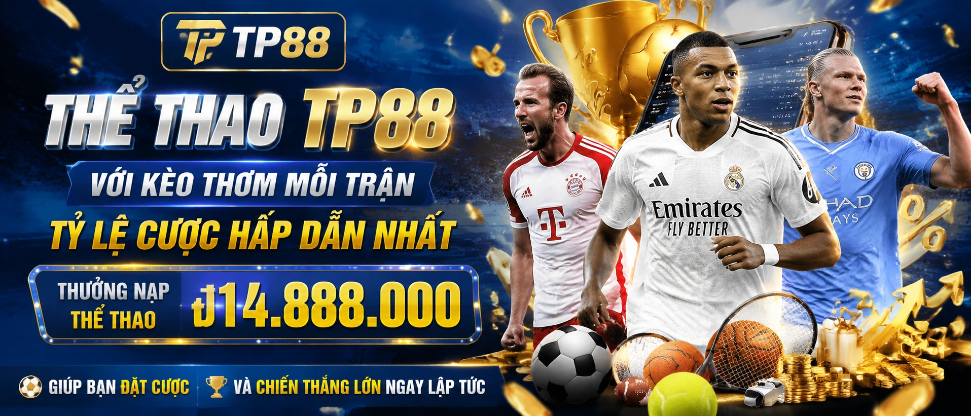 TP88 hỗ trợ người chơi Việt trên thiết bị di động